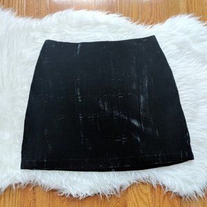 Abercrombie and Fitch Crushed Velvet Skirt